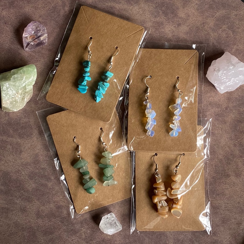 Handmade Sterling Silver Earrings - Picture 2 of 2